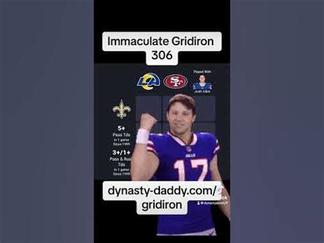 NFL Immaculate Gridiron 306.